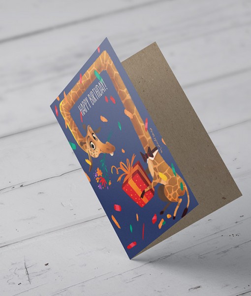 Birthday Giraffe | iGreet